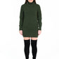 Kayla 100% Cashmere Mini Dress - Forest Green