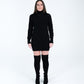 Kayla 100% Cashmere Mini Dress - Black