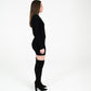 Kayla 100% Cashmere Mini Dress - Black