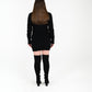 Kayla 100% Cashmere Mini Dress - Black