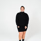 Kayla 100% Cashmere Mini Dress - Black